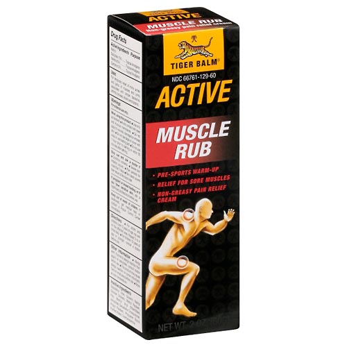 Image for Tiger Balm Muscle Rub, Active,2oz from Hartzell's Pharmacy