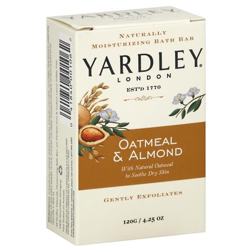 Image for Yardley Bath Bar, Oatmeal & Almond,4.25oz from Hartzell's Pharmacy