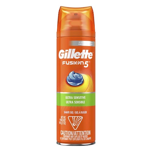 Image for Gillette Shave Gel, Ultra Sensitive,198gr from Hartzell's Pharmacy