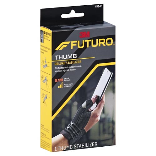 Image for Futuro Thumb Stabilizer, Deluxe S/M Small, Medium,1ea from Hartzell's Pharmacy