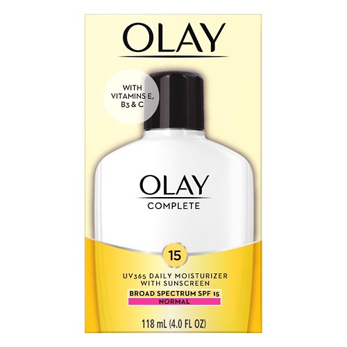 Image for Olay Daily Moisturizer, UV365 with Sunscreen, Normal, Broad Spectrum SPF 15,118ml from Hartzell's Pharmacy