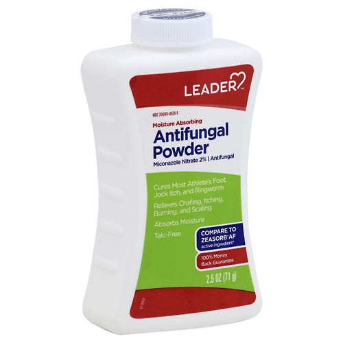Image for Leader Antifungal Powder, Moisture Absorbing,2.5oz from Hartzell's Pharmacy