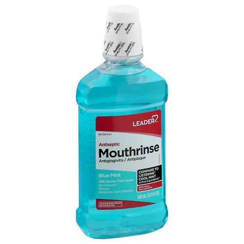 Image for Leader Mouthrinse, Blue Mint,500ml from Hartzell's Pharmacy