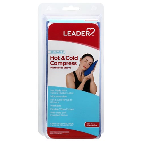 Image for Leader Hot & Cold Compress, Reusable,1ea from Hartzell's Pharmacy