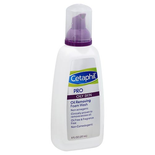 Image for Cetaphil Foam Wash, Oil Removing, Oily Skin, Pro,8oz from Hartzell's Pharmacy