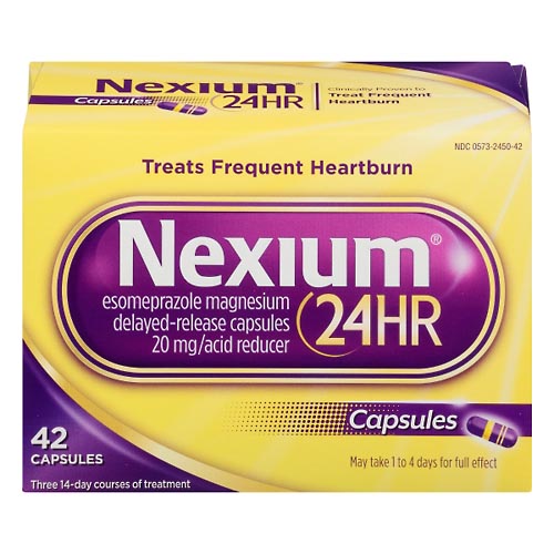 Image for Nexium Acid Reducer, 22.3 mg, Delayed-Release Capsules,42ea from Hartzell's Pharmacy