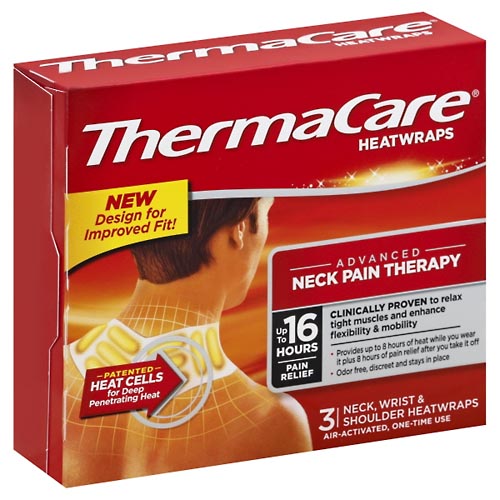 Image for ThermaCare Heatwraps, Neck, Wrist & Shoulder,3ea from Hartzell's Pharmacy