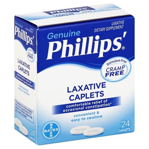 Image for Phillips Laxative, Caplets,24ea from Hartzell's Pharmacy