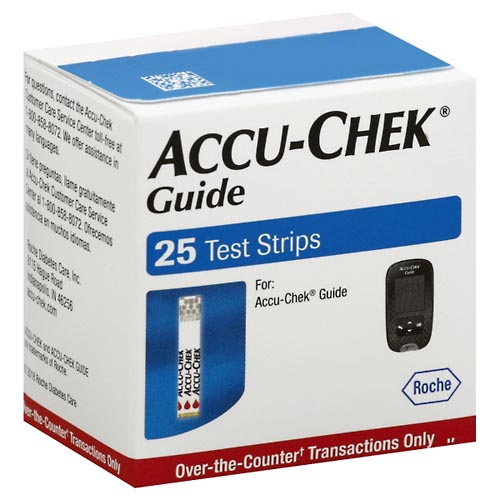 Image for Accu Chek Test Strips 25 ea from Hartzell's Pharmacy