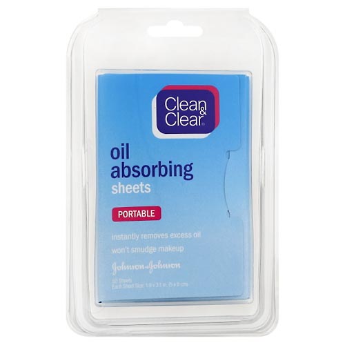 Image for Clean & Clear Oil Absorbing Sheets,50ea from Hartzell's Pharmacy